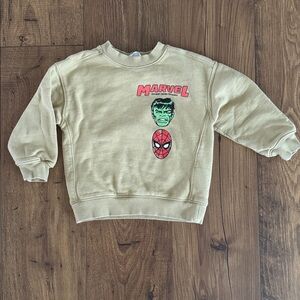 H&M Marvel toddler sweatshirt, size 3/4T